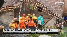 Pencarian Korban Longsor Yogyakarta