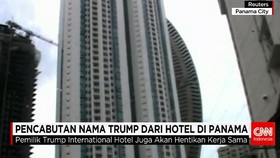 Nama Trump Dicabut dari Hotel di Panama