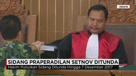 Sidang Praperadilan Setya Novanto Ditunda