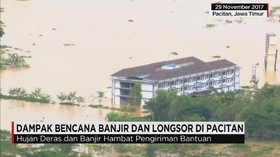 Dampak Banjir dan Tanah Longsor di Pacitan