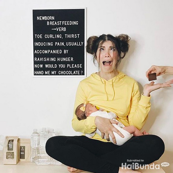 <p> Menyusui nyatanya nggak semudah foto-foto di media sosial. (Foto: Instagram/ @mayavorderstrasse)</p>