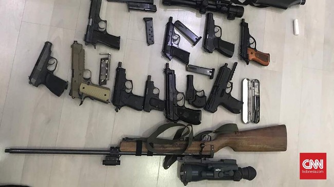 Kasubdit I Dirtipidum Bareskrim menyatakan pengungkapan senjata api terkait kerusuhan 22 Mei lalu berdasarkan informasi dari Puspom TNI kepada Polri.