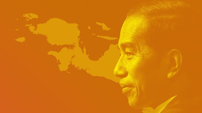 Deputi V Kantor Staf Presiden memaparkan keberhasilan pemerintahan Jokowi dalam berupaya meningkatkan kualitas masyarakat Papua dalam tiga tahun terakhir.