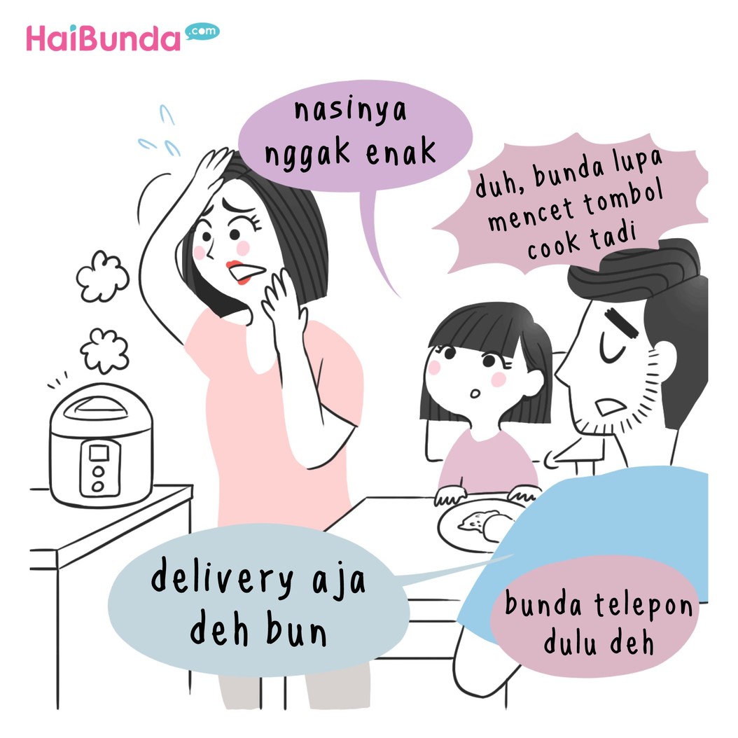 Gara-gara butuh piknik, Bunda jadi halu. Kalau Bunda pas butuh piknik, biasanya halunya gimana nih, Bun? Yuk bagiin ceritanya di kolom komentar.