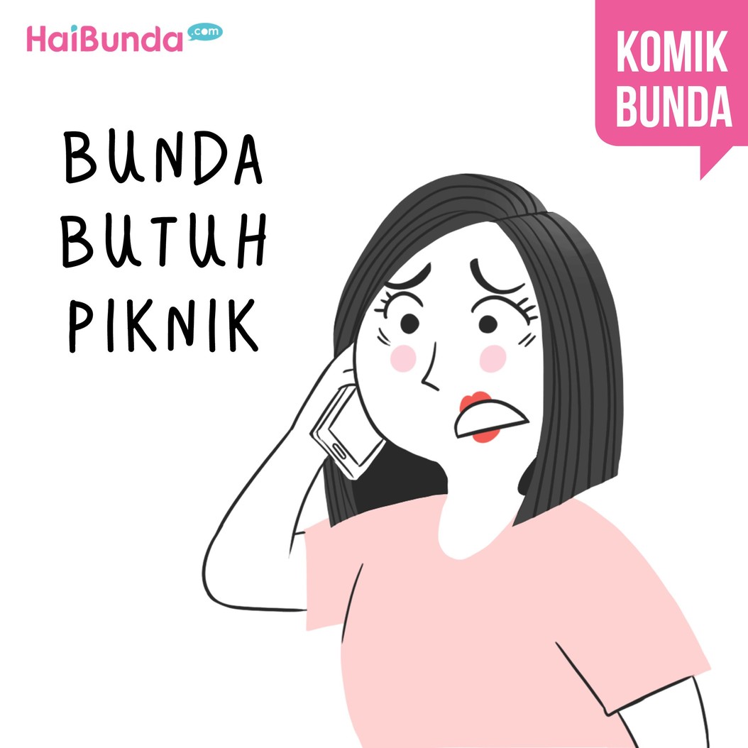 Gara-gara butuh piknik, Bunda jadi halu. Kalau Bunda pas butuh piknik, biasanya halunya gimana nih, Bun? Yuk bagiin ceritanya di kolom komentar.