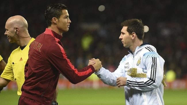 Viral Messi dan Ronaldo Jadi Saudara di Kolombia