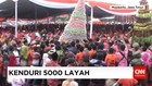 Perayaan Maulid, Warga Mojokerto Gelar Kenduri 5.000 Layah