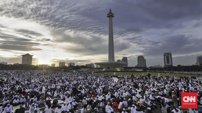 Peserta Reuni Alumni 212 mengakui bahwa amarah massa kali ini tak sekuat dengan Aksi 212 yang menuntut penangkapan terhadap Ahok.