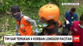 Tim SAR Temukan 4 Korban Tewas Tertimbun Material Longsor