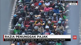 VIDEO: Empat Juta Kendaraan di DKI Masih Menunggak Pajak