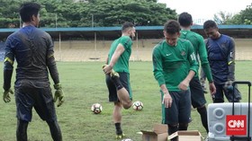 Canda Ria Timnas Indonesia di Sela Tsunami Cup 2017