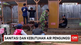 Fasilitas Sanitasi Pengungsi Gunung Agung