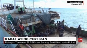 VIDEO: Kapal Asing Curi Ikan di Indonesia