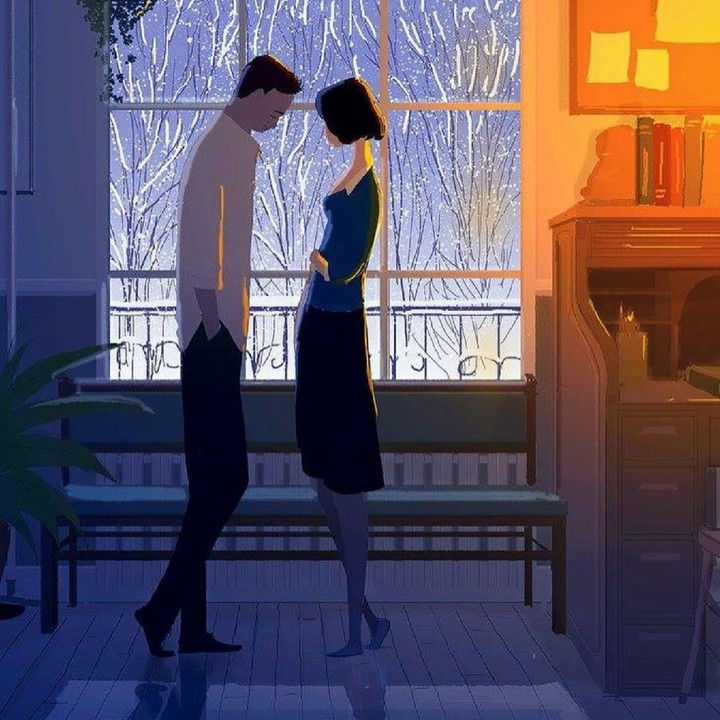 <p>Sah menjadi suami istri dan pasang surut pernikahan pun mulai terasa. (Foto: Instagram/pascalcampionart)</p>