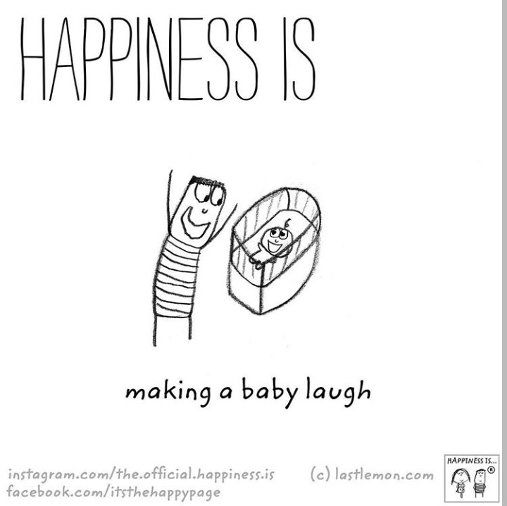 <p>Bahagia rasanya melihat si kecil tertawa kegirangan. (Foto: Instagram @the.official.happiness.is)</p>