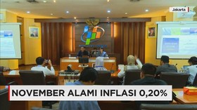 BPS: November Alami Inflasi 0,20%