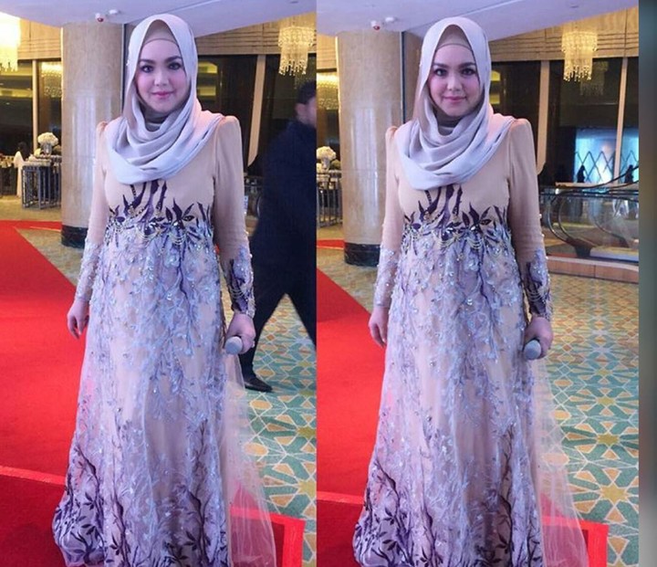 Hamil 5 Bulan, Baby Bump Siti Nurhaliza Sudah Mulai 