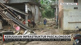 Kerusakan Infrastruktur Pascalongsor Pacitan