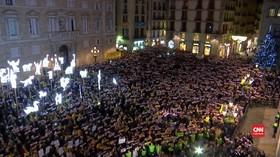 VIDEO:  Demo Tuntut Pembebasan Pemimpin Catalunya