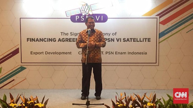 Menkominfo Rudiantara mengungkapkan rencana pemerintah untuk meluncurkan satelit sendiri pada 2022 untuk memenuhi kebutuhan pemerintah.