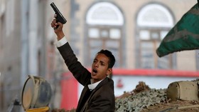 FOTO: Reaksi Pemberontak Houthi atas Kematian Abdullah Saleh