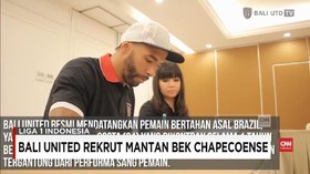 VIDEO: Bali United Rekrut Mantan Pemain Chapecoense