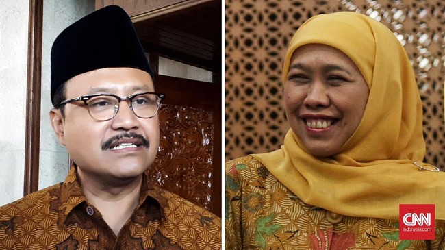 KPU Jawa Timur menetapkan Khofifah-Emil dan Gus Ipul-Puti sebagai dua paslon yang ikut gelaran Pilkada Jatim 2018.