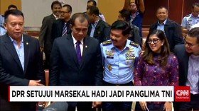 DPR Setujui Hadi Tjahjanto Jadi Panglima TNI