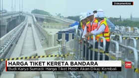 VIDEO: Jokowi Nilai Tarif Kereta Bandara Rp100 ribu Kemahalan