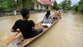 27 Ribu Warga Aceh Mengungsi Akibat Banjir