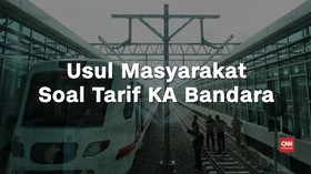 VIDEO: Usul Warga, Tarif KA Bandara di Bawah Rp50 Ribu