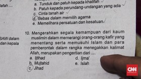 Kemenag Anulir Soal Ujian Fikih Bermuatan Jihad dan Khilafah