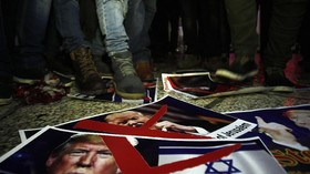 Pemuda NU Aksi di Kedubes AS Kecam Trump soal Yerusalem