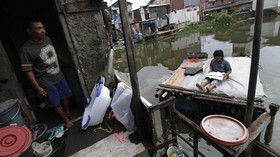 FOTO: Wajah Kampung yang Bertahun-tahun Mengapung