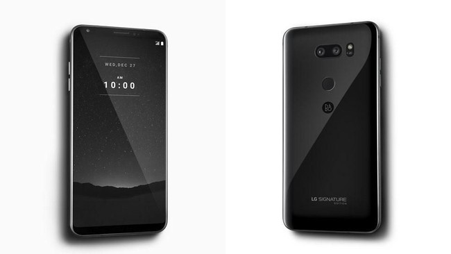 LG memberikan sentuhan tambahan pada V30 dan menamakannya sebagai Signature Edition untuk menandingi ponsel premium seperti iPhone X.