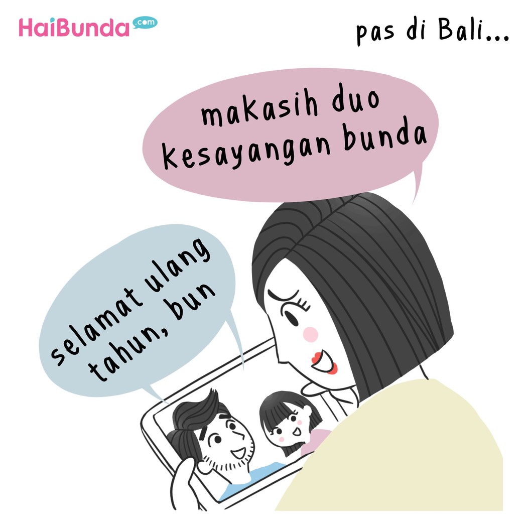 Kalau lagi ulang tahun, apa sih kado yang terasa spesial atau dipengenin Bunda? Sama kayak Bunda di komik ini nggak? Yuk cerita, Bun, di kolom komentar.