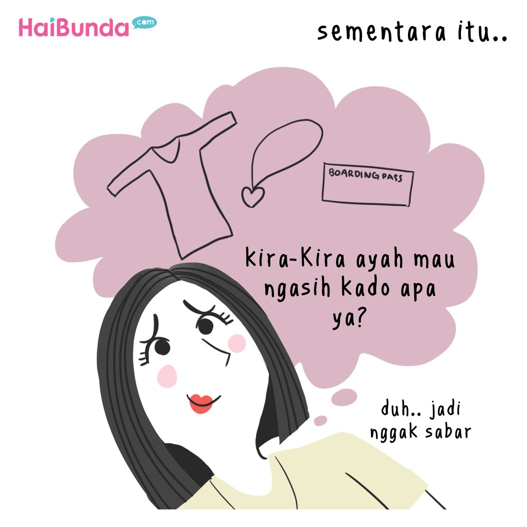 Kalau lagi ulang tahun, apa sih kado yang terasa spesial atau dipengenin Bunda? Sama kayak Bunda di komik ini nggak? Yuk cerita, Bun, di kolom komentar.