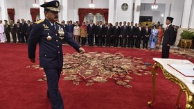 Panglima TNI Terima Gelar Kehormatan dari Presiden Singapura
