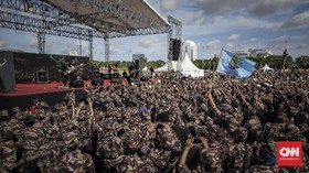 FOTO: Semangat Bela Negara di Apel Kebangsaan FKPPI