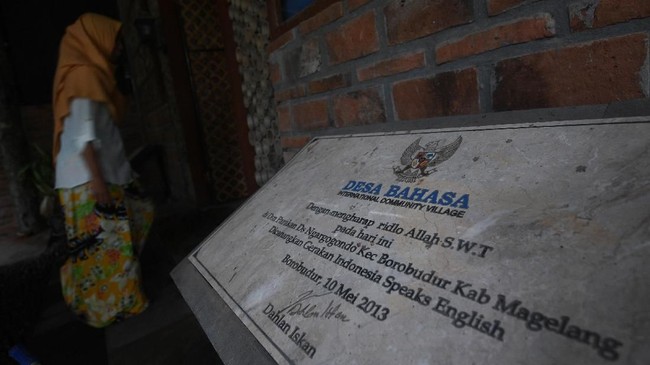 FOTO: Lancar Bertutur Inggris di Desa Bahasa Borobudur