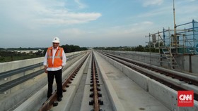 Kejar Operasional Juni 2018, Tarif LRT Palembang Rp5 Ribu