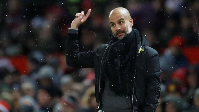 Pelatih yang terkenal dengan filosofi penguasaan bola itu gembira bisa menerapkan idenya di dalam kompetisi sepak bola Inggris.