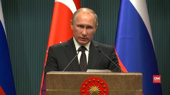 Usai memenangkan pemilu, Presiden Rusia Vladimir Putin mengaku tak ingin 'berlomba' menggunakan senjata dalam menghadapi perbedaan dengan negara lain.