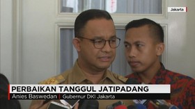 Perbaikan Tanggul Pascabanjir Jatipadang