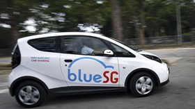 FOTO: Singapura Rilis Program 'Nebeng' Mobil Listrik