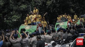Bhayangkara FC Gelar Pesta Juara di Surabaya