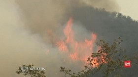 VIDEO: Api Kebakaran California Melahap Perumahan Elite