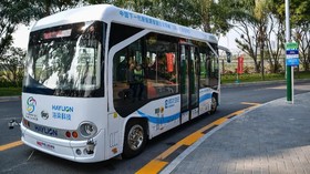 FOTO: Bus Tanpa Sopir Mulai Mengaspal di Jalanan China