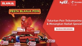 Serbu Pesta BLANJA Poin dari BLANJA.com dan Telkomsel