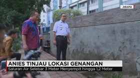 Anies Tinjau Titik Genangan